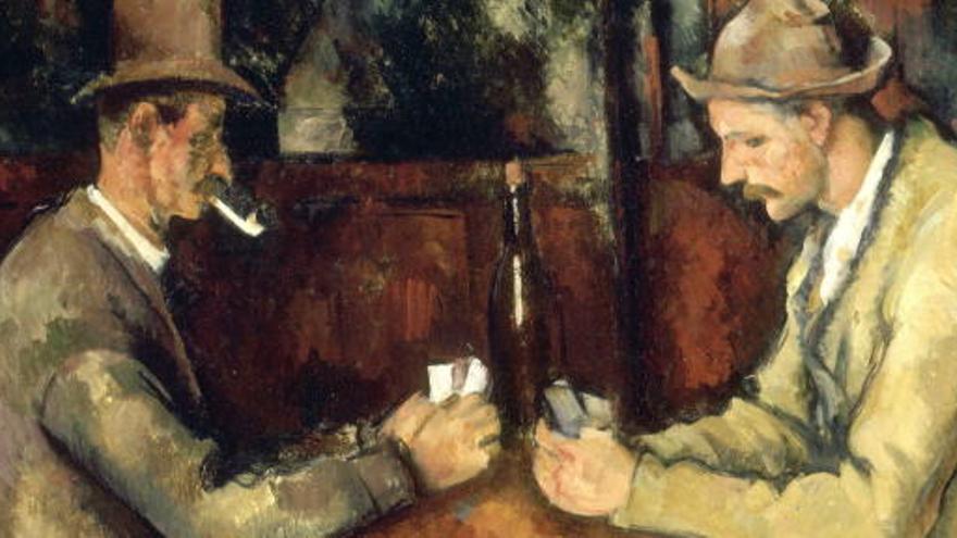 &#039;Los jugadores de cartas&#039;, de Cézanne.