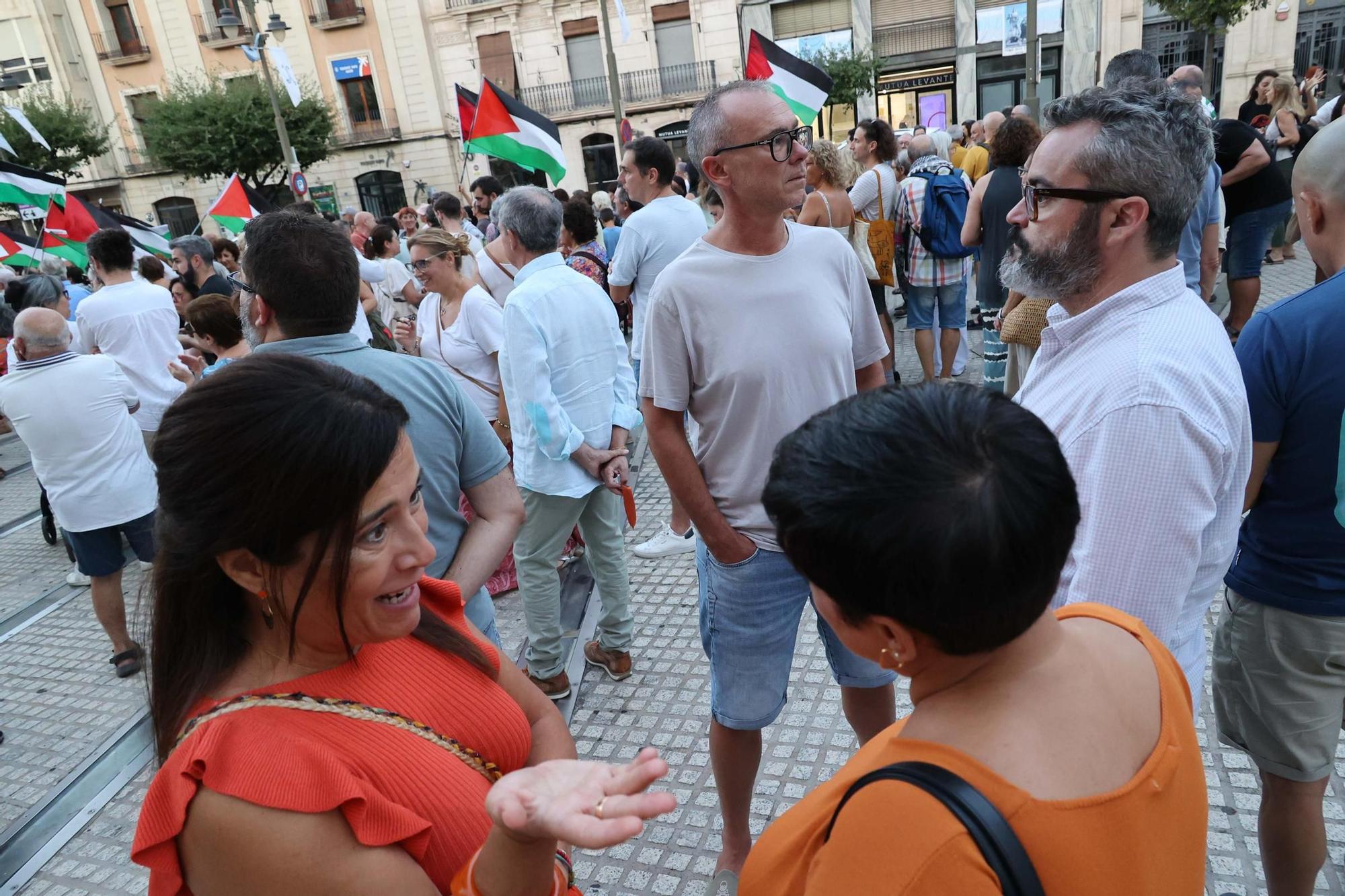 Concentración en Alcoy contra el genocidio en Gaza