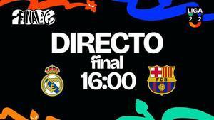 Real Madrid y Barça se verán las caras en la gran final de la Liga U