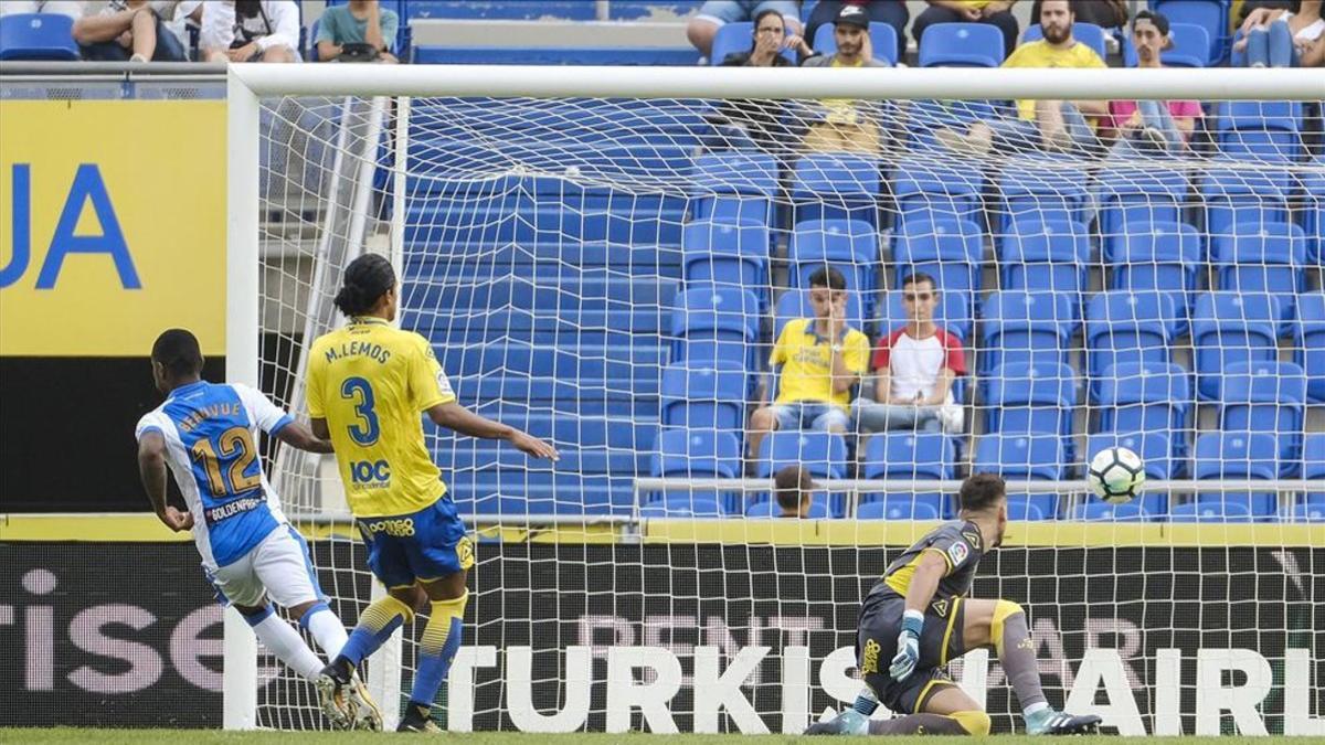 Beauvue marca el primer gol del Las Palmas-Leganés