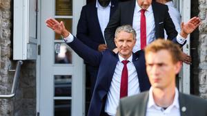 La CDU resiste en Sajonia, pero AfD es la fuerza más votada en las elecciones de Turingia. En la foto, el principal candidato de extrema derecha de AFD, Björn Höcke.