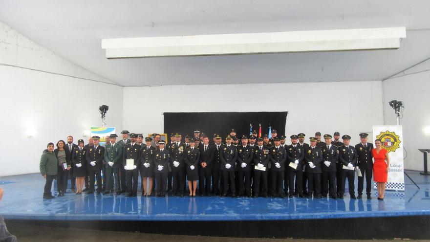 Burjassot rinde homenaje a su Policía Local