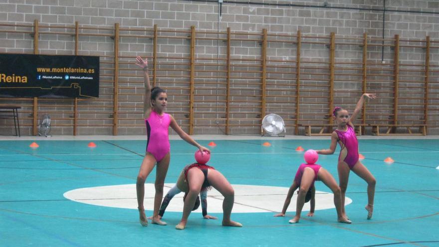 Exhibición de gimnasia rítmica infantil en Toro, en una imagen de archivo. | M. J. C.