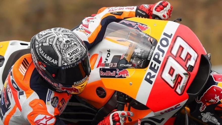 Los jefes de Honda elogian el positivismo de Márquez