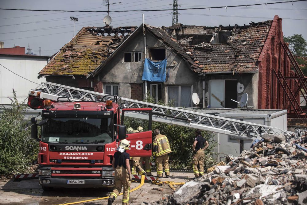 Cuatro fallecidos en un incendio en Bilbao