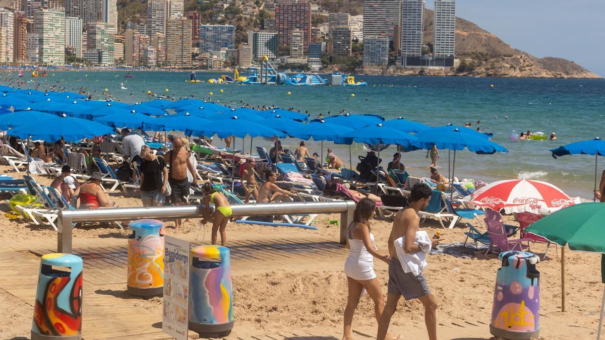 Benidorm registró una ocupación del 84% este agosto.