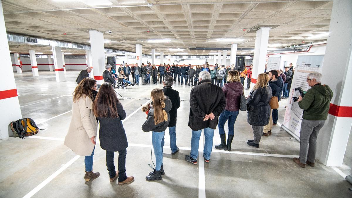 Moià inaugura el pàrquing soterrat de la plaça del CAP