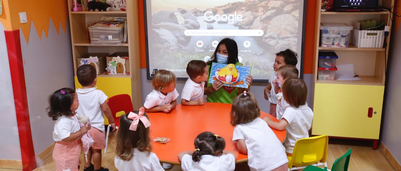 Un grupo de alumnos de una escuela infantil, en un curso pasado.