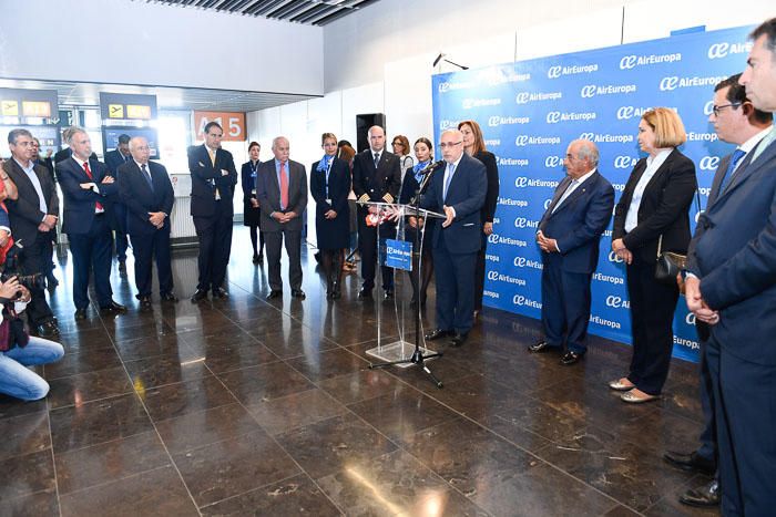 INAUGURACION VUELOS AIR EUROPA ENTRE ISLAS