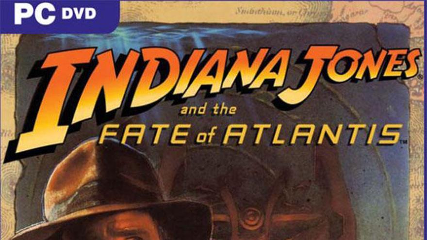 Portada del videojuego &#039;Indiana Jones and the Fate of Atlantis&#039;.