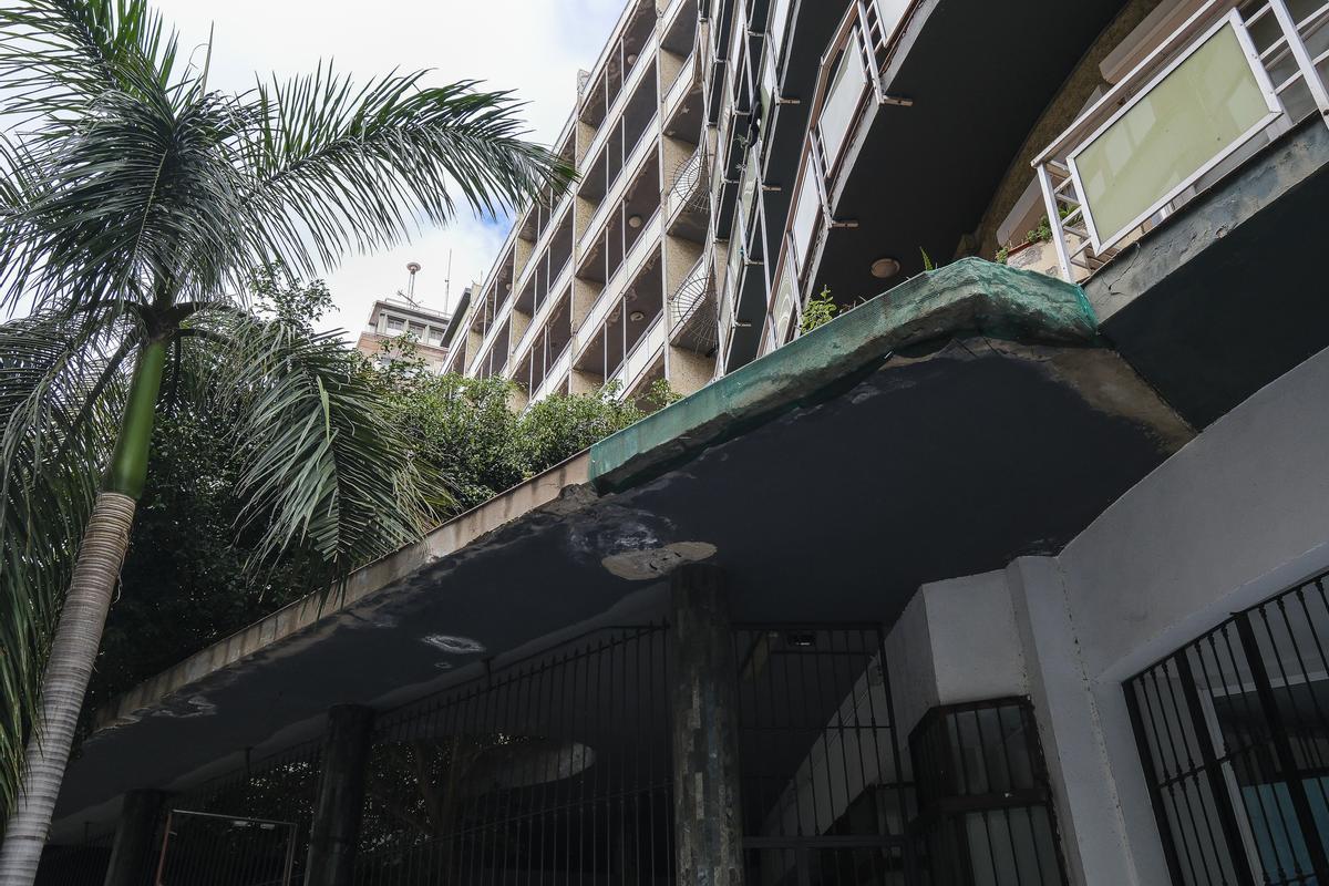 Una de las zonas con más desperfectos.