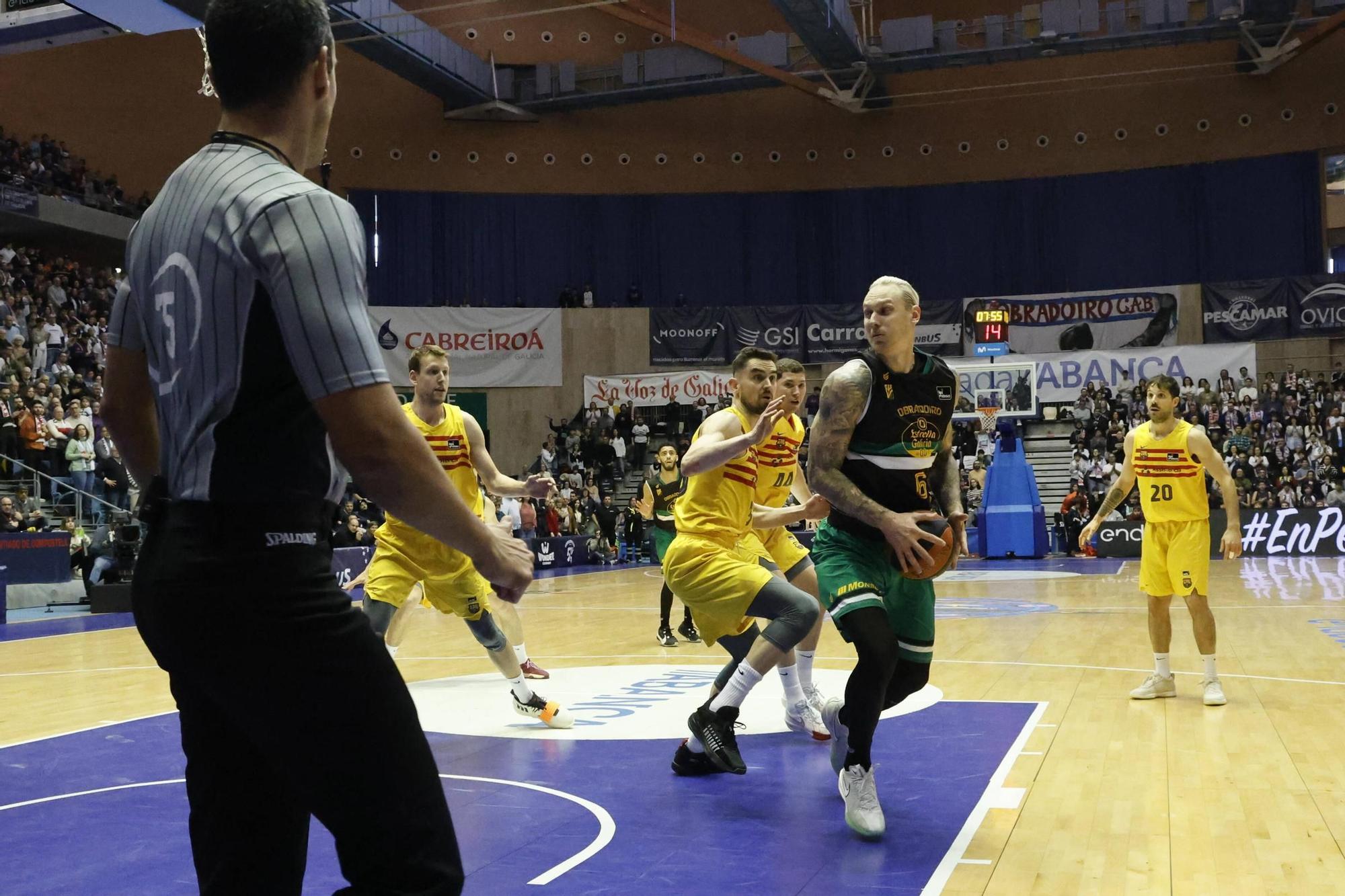 Obradoiro-Barcelona: las imágenes del partido