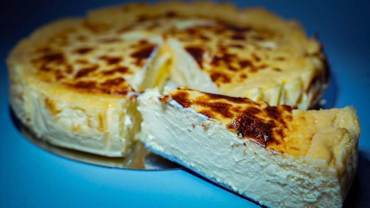 Tarta de queso de Amordiscos.