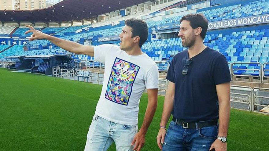 Diego Milito visita Zaragoza: «Siempre estará en mi corazón»