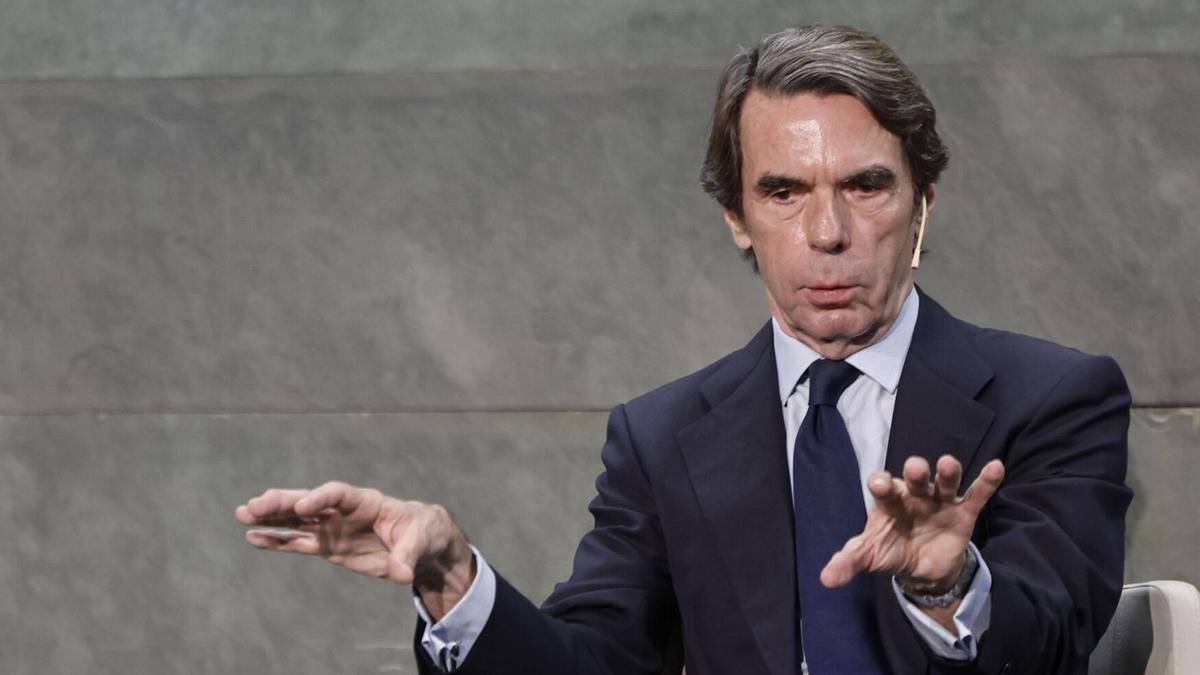 El expresidente del Gobierno José María Aznar.
