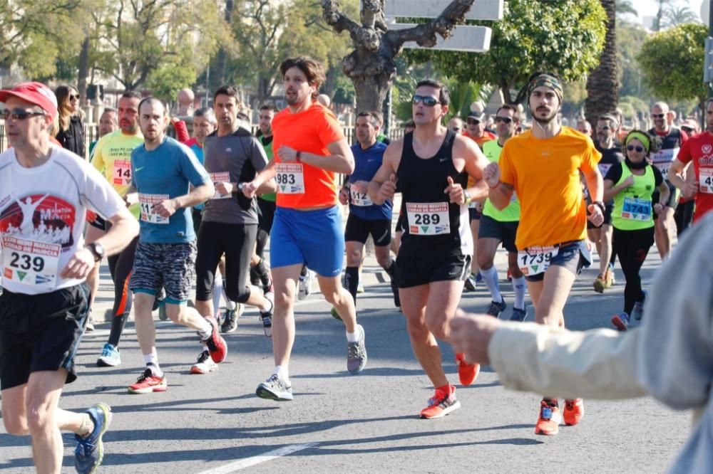 Media Maratón Murcia: Paso por Puente Reina Sofía