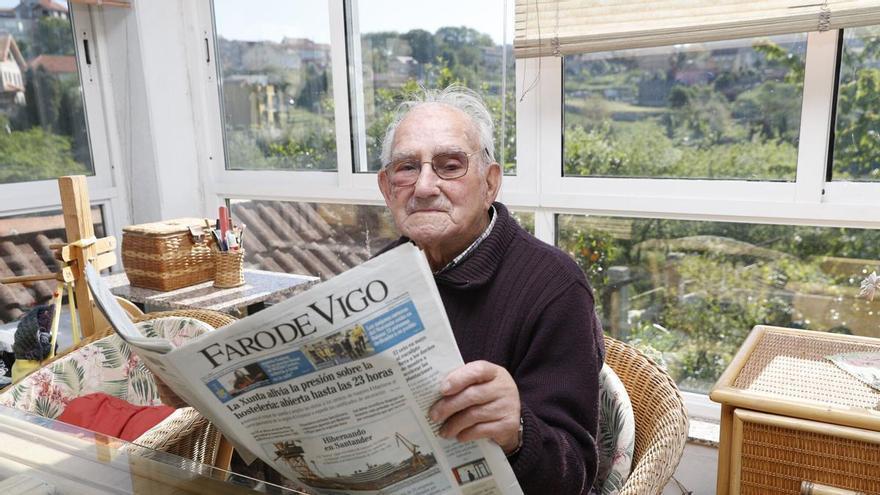 Muere el abuelo de Vigo, José Iglesias González, a los 105 años: «Mi receta es buen humor y poner la proa a los malos momentos»