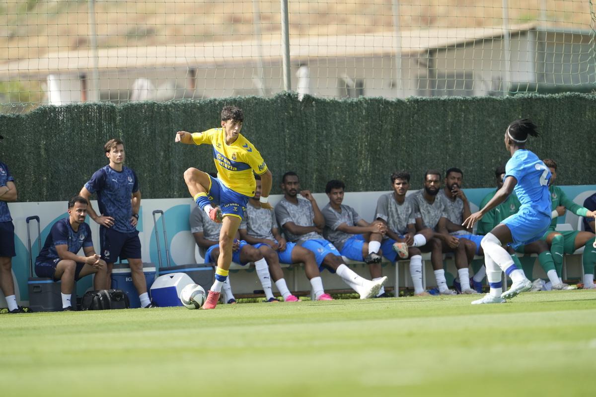 Partido UD Las Palmas- Neom saudí (0-1)