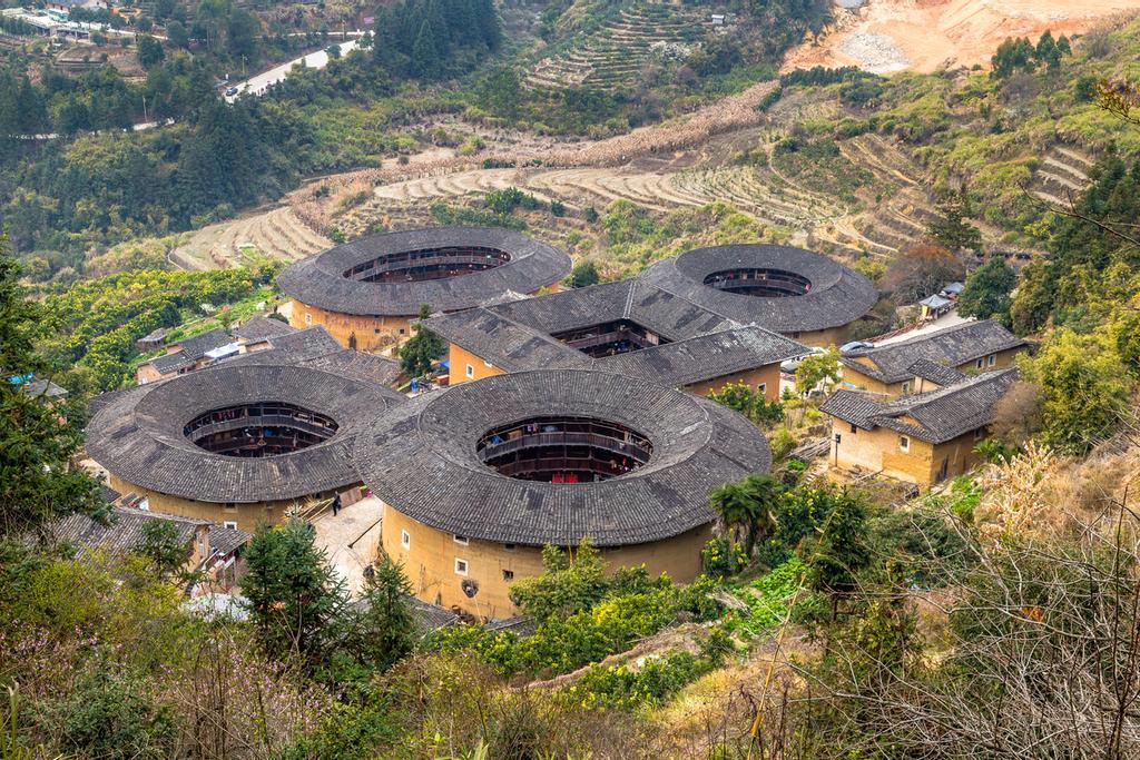 El modo de vida en los tulou chinos son muy diferentes al que estamos acostumbrados