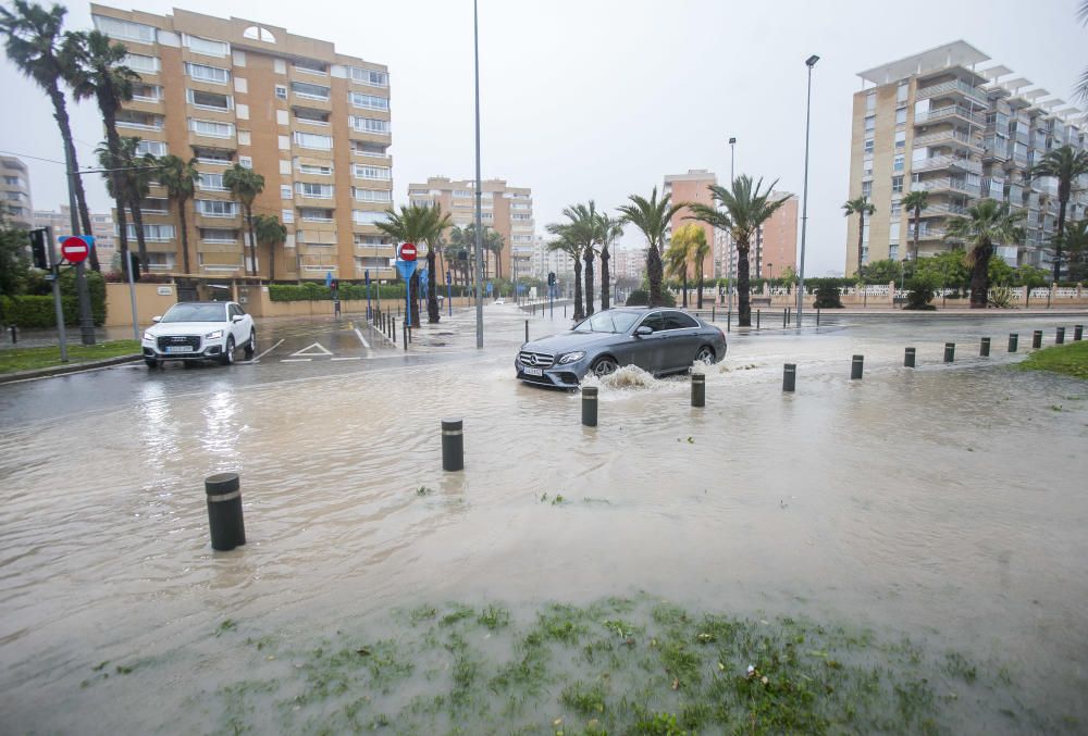 Destrozos de la gota fría en la provincia de Alicante.