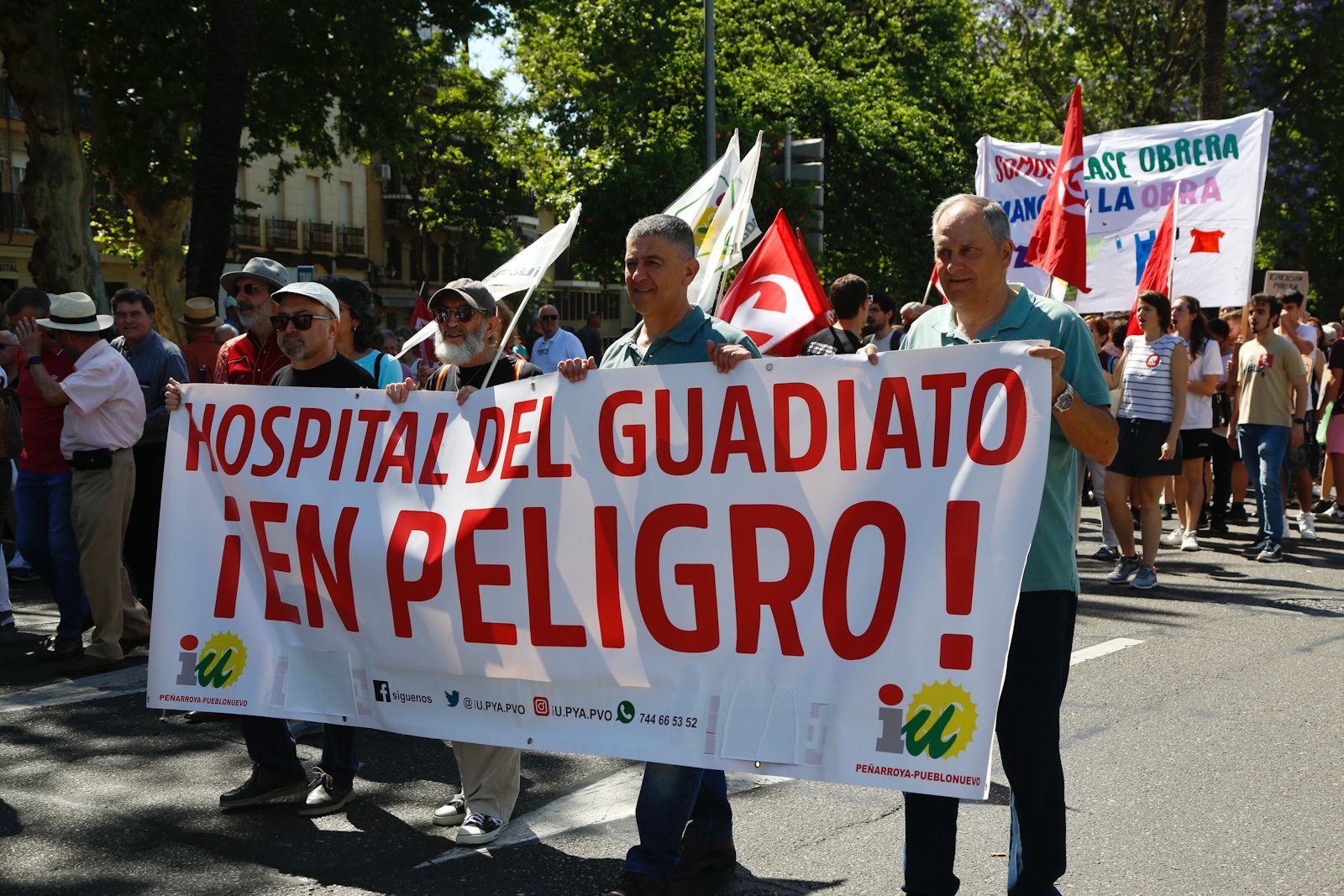 Manifestación por el Primero de Mayo en Córdoba