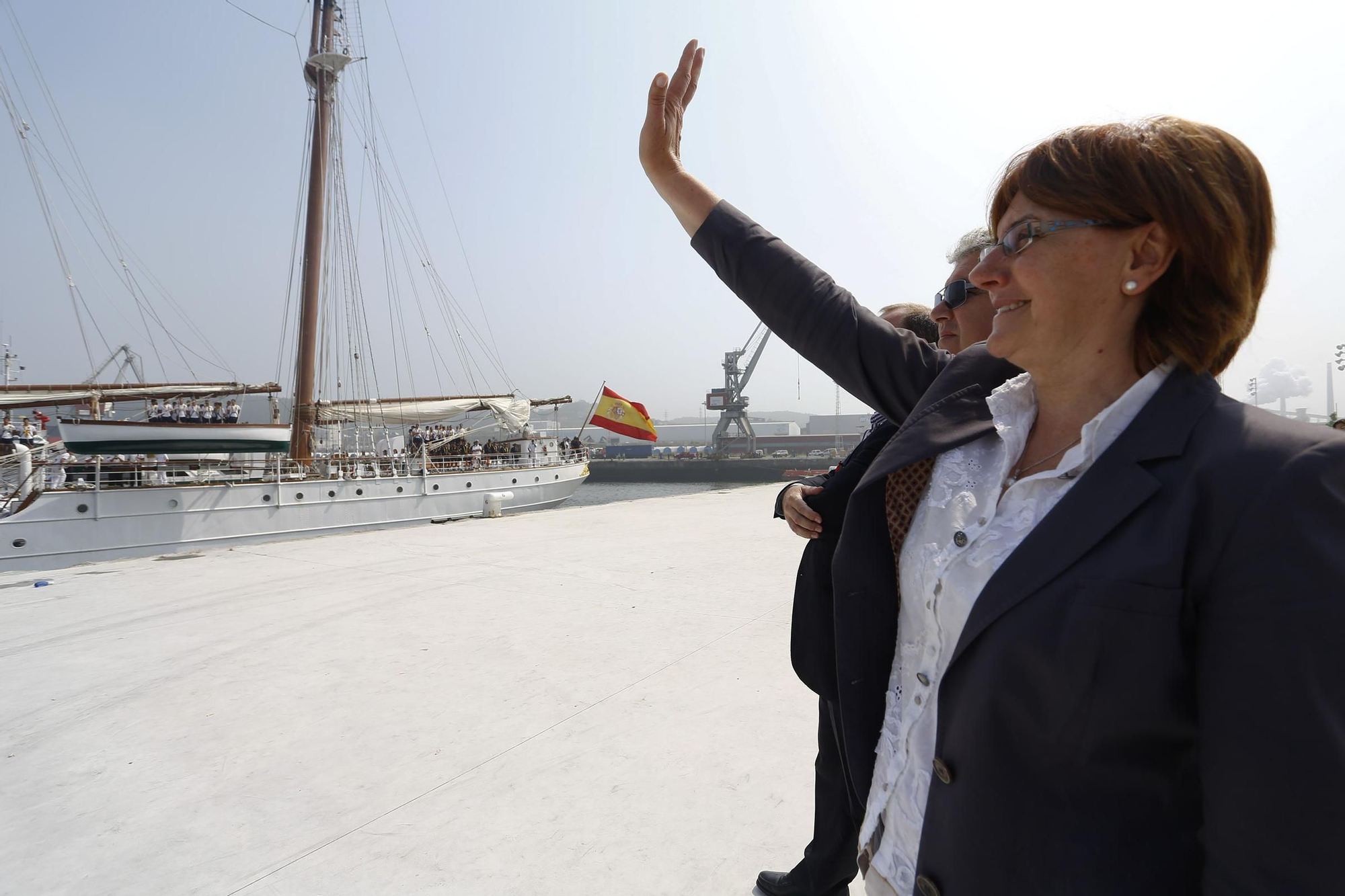 En imágenes: Así fue la última visita del Juan Sebastián Elcano a Asturias, en 2013 y a Avilés