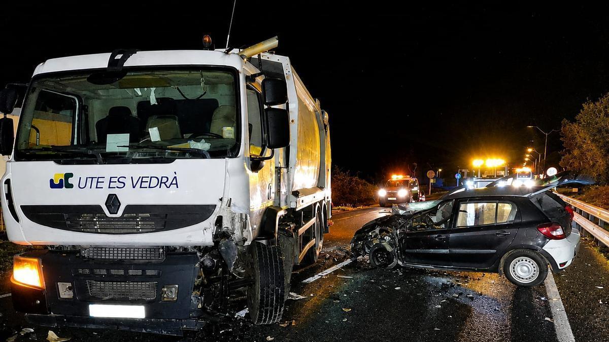 Imagen del accidente.