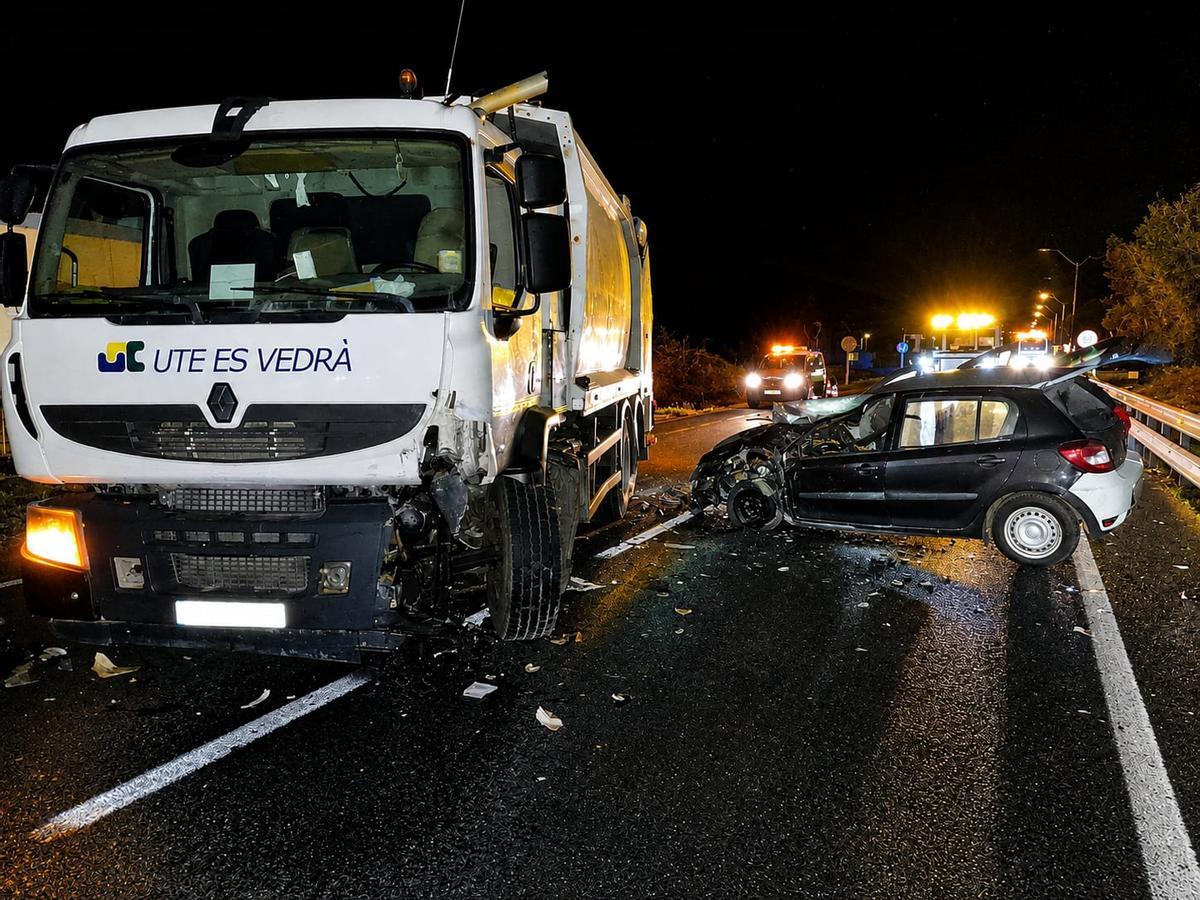 otra imagen del accidente.