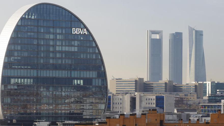 La sede del BBVA en Madrid.