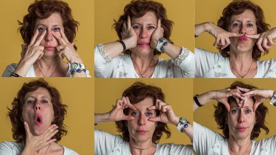 Isabel López, instuctora de yoga facial.