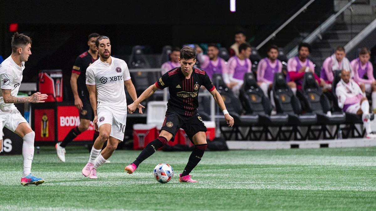 Matheus Rossetto, en un partido con el Atlanta, de la MLS.