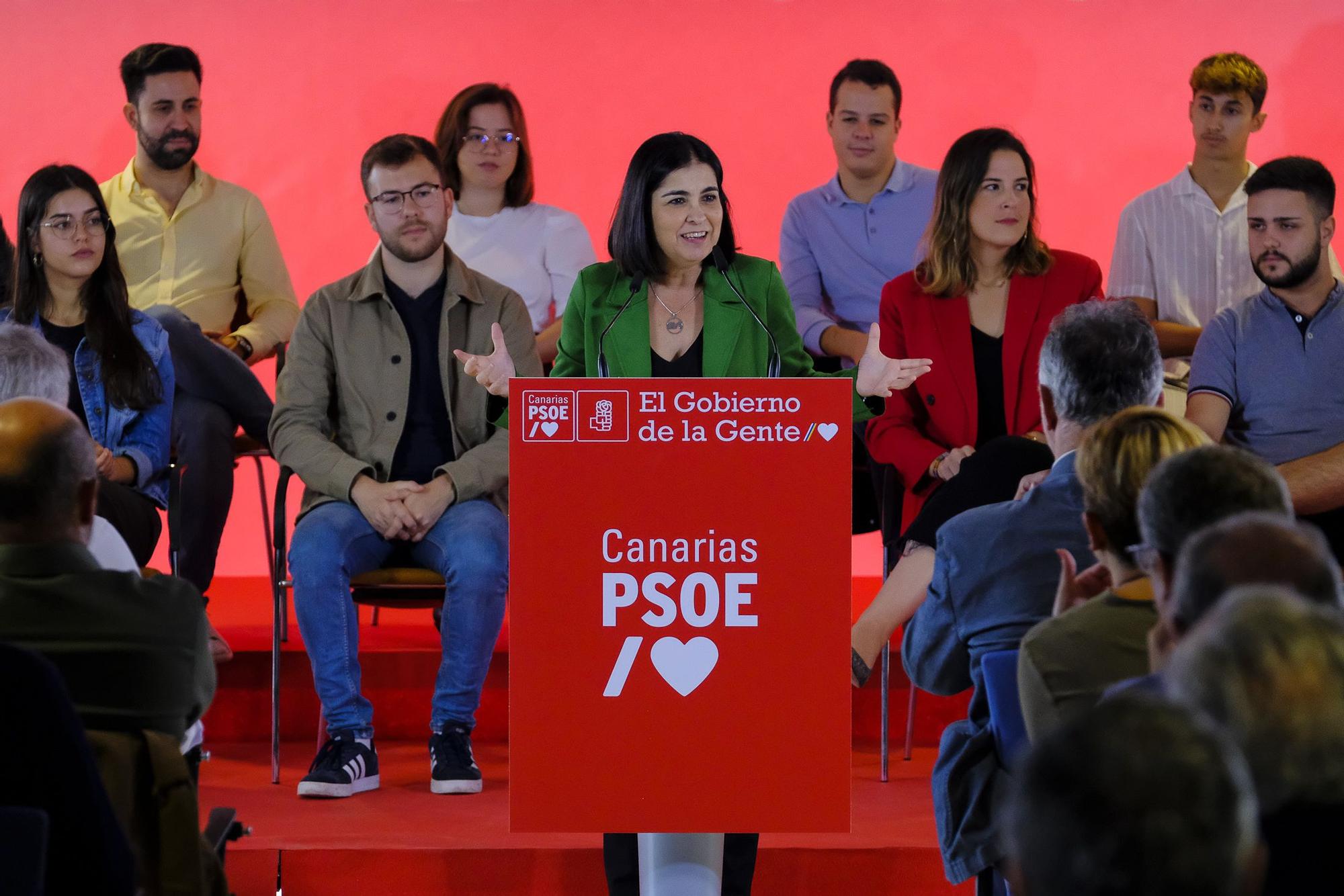 Carolina Darias presenta su candidatura a la alcaldía de la capital grancanaria