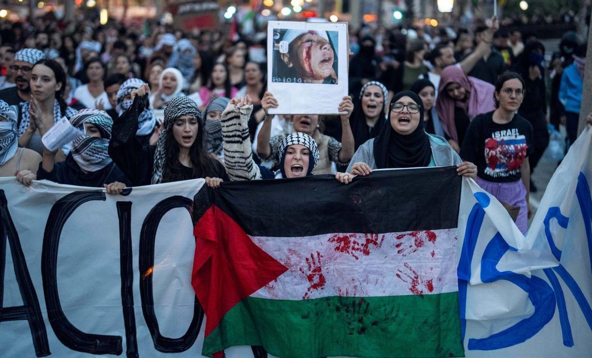 Barcelona torna a omplir el carrer per Palestina