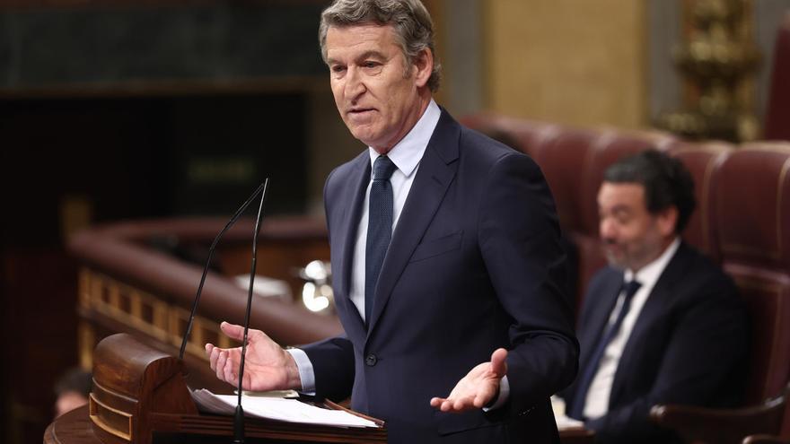 Feijóo a Sánchez: "Continuar la legislatura en estas condiciones es imperdonable"