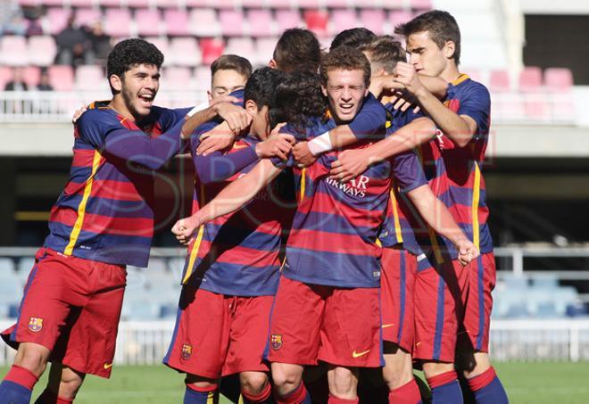 Youth League FC Barcelona Juvenil, 3 - AS Roma, 3