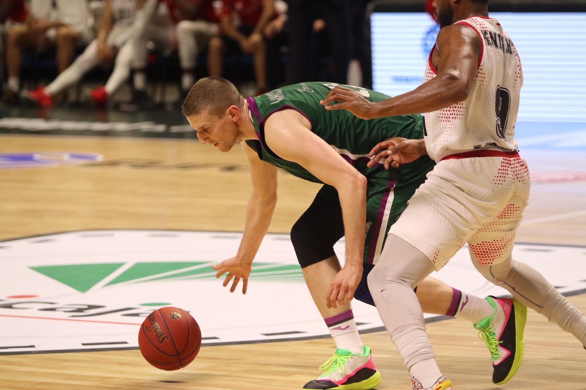 El Unicaja se despide de la Eurocup con una derrota contra el Mónaco.