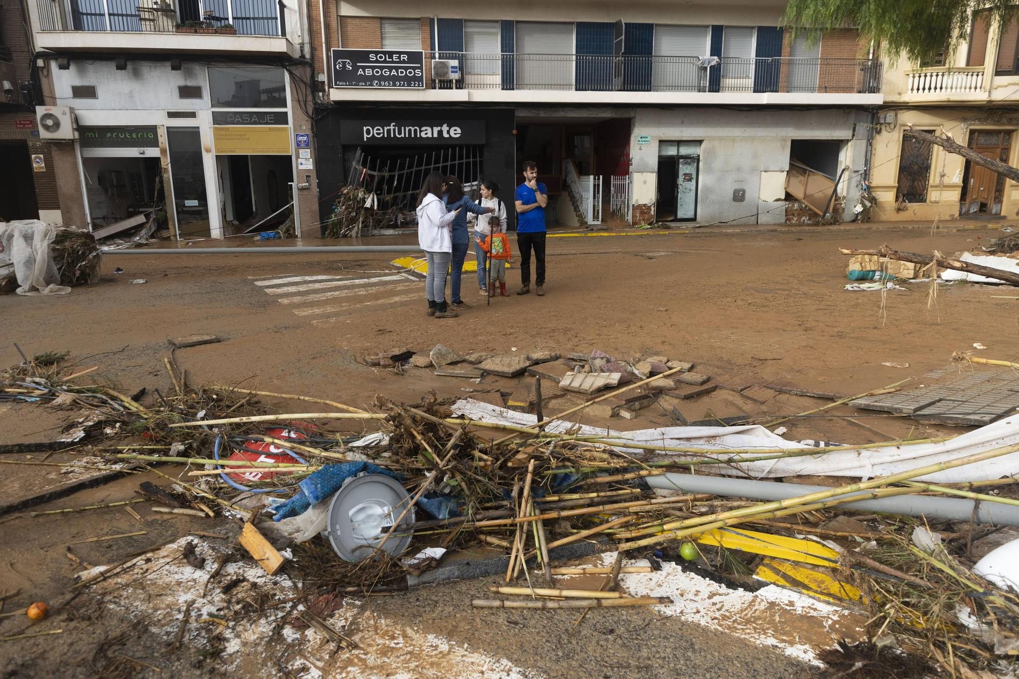 La devastación en Paiporta tras la catástrofe