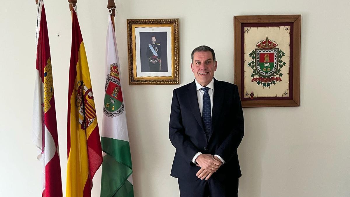 José Antonio García, en su despacho de Alcaldía.