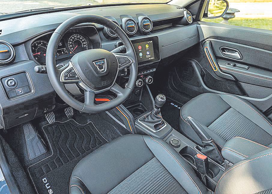 Interior del Dacia Duster