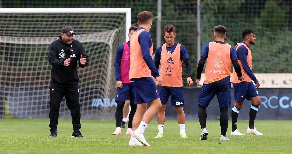 El Celta ya prepara el partido del viernes contra el Alavés // Marta G. Brea