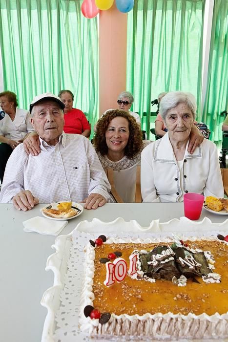 Fiesta del 101 cumpleaños de Manuel Samartino