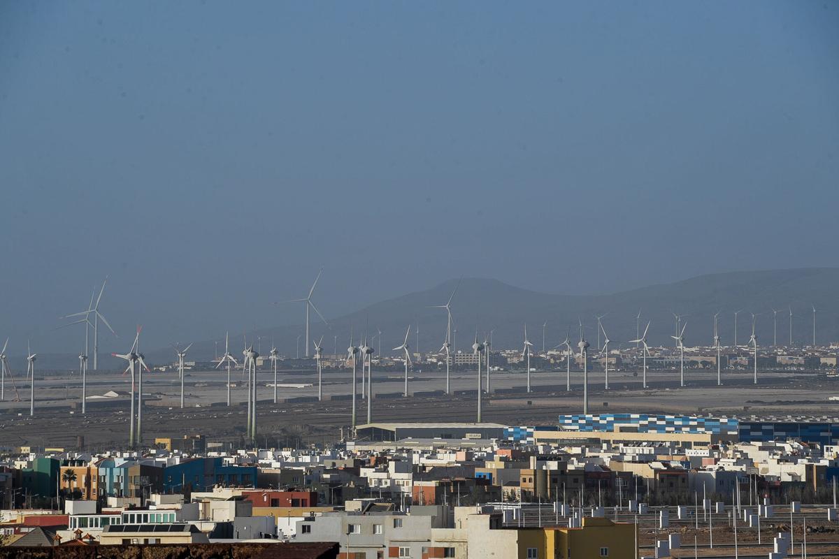 Calima en Gran Canaria (18/12/2024)