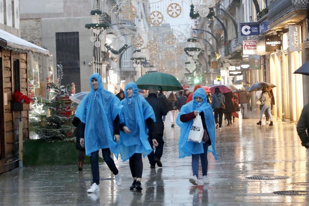 Los efectos de la borrasca Elsa en Galicia