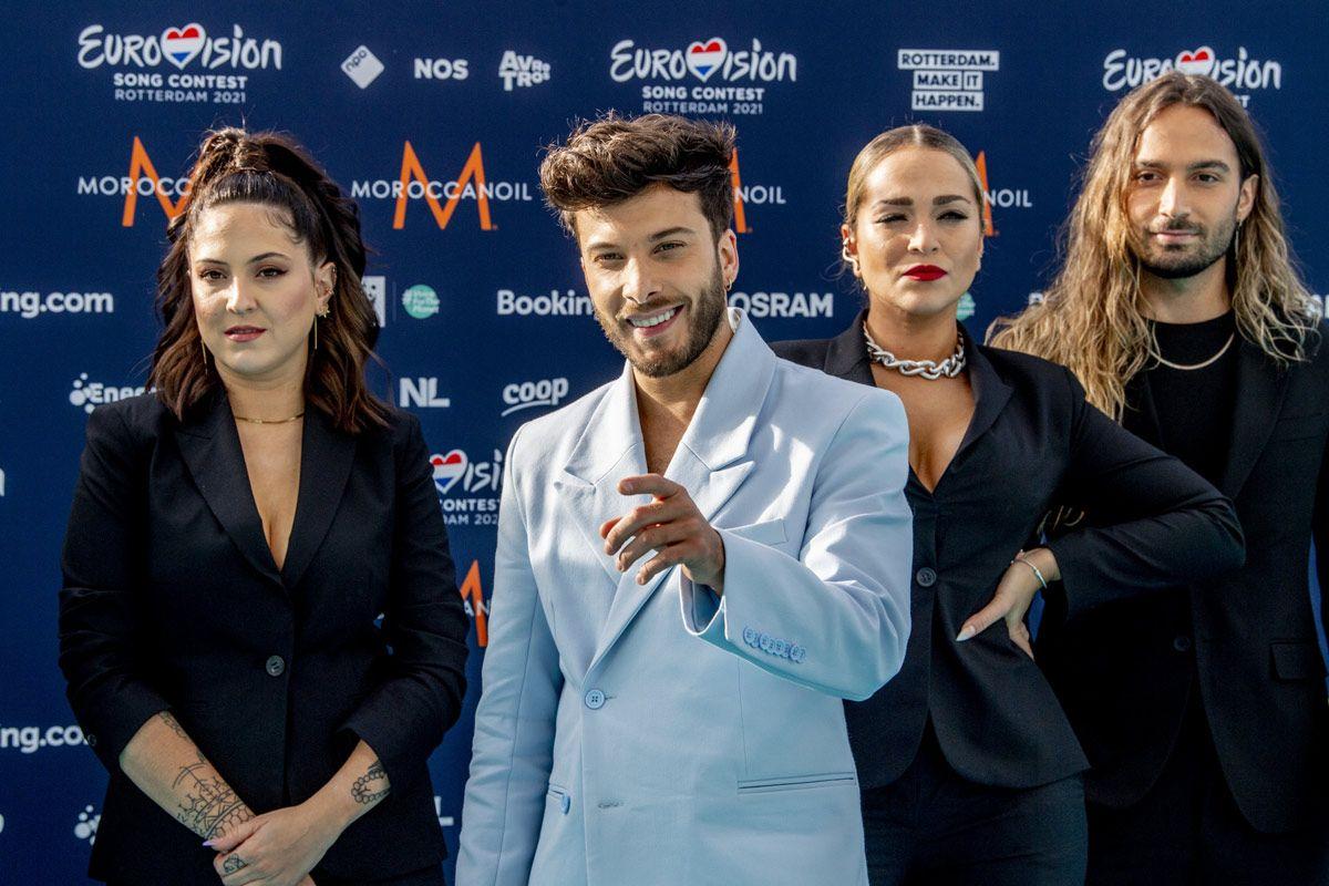 Blas Cantó, en la alfombra turquesa