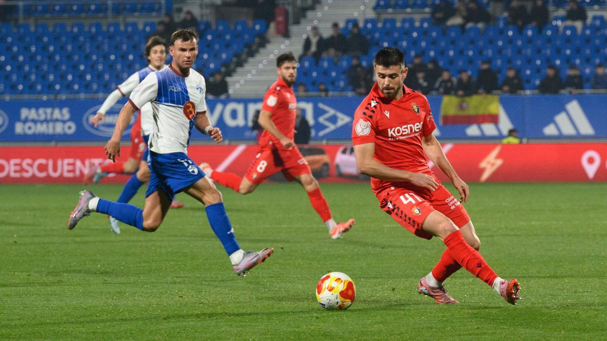 El CD Ebro-Osasuna de la Copa del Rey, en imágenes