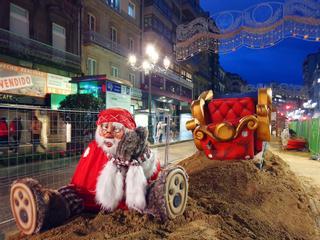 Las atracciones de Navidad quedan en el aire en varias zonas de Vigo