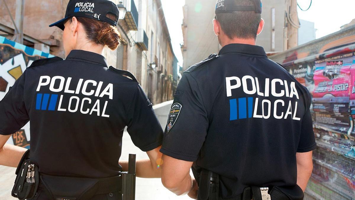 Agentes de la Policía Local de Palma de Mallorca.
