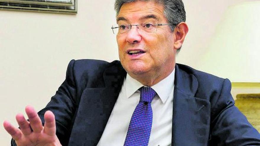 Rafael Catalá, presidente del Centro Español de Mediación, ayer, en la Cámara de Comercio de Gran Canaria. | | ANDRÉS CRUZ