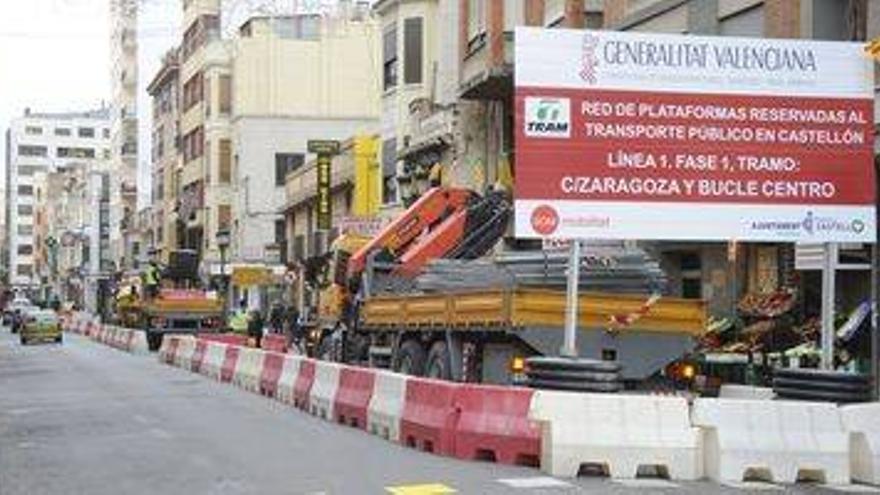 Empiezan las obras del bucle central del TRAM