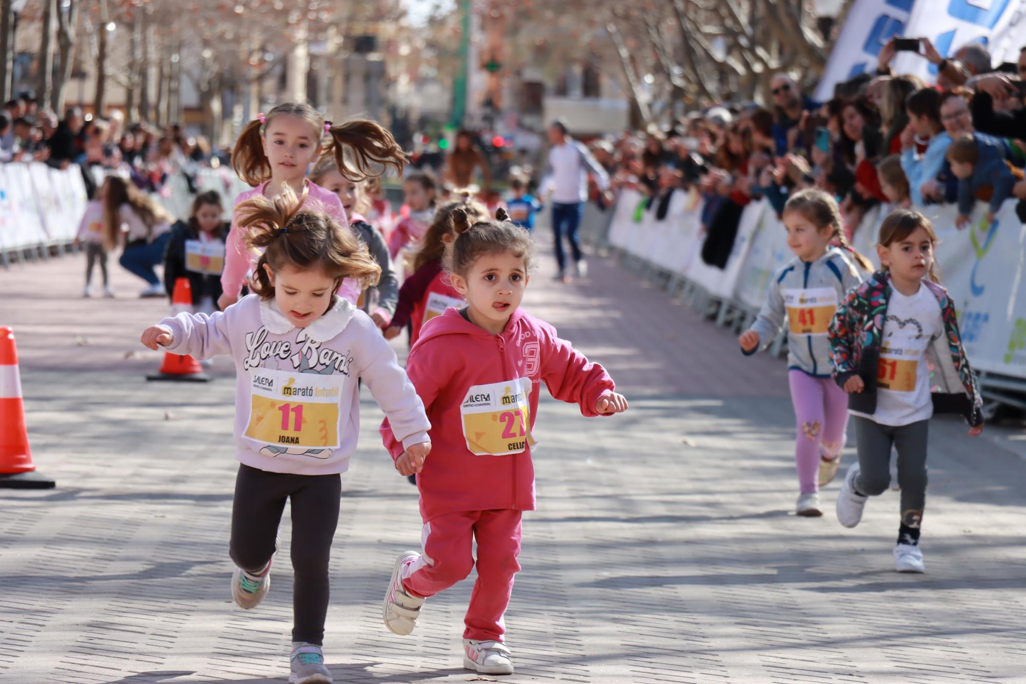 Las mejores imágenes de la maratón infantil en Castelló